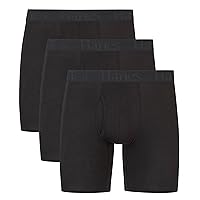 Hanes Men's Originals SuperSoft Boxer Briefs & Trunks, SuperSoft Viscose from Bamboo Underwear, 3-pack