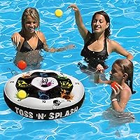 Poolmaster Toss 'N' Splash Inflatable Floating Game for Swimming Pools, Lawns, Decks