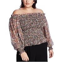 Womens Floral Off The Shoulder Blouse