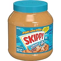 SKIPPY Peanut Butter, Creamy, 7 g protein per serving, 64 oz (Packaging May Vary)