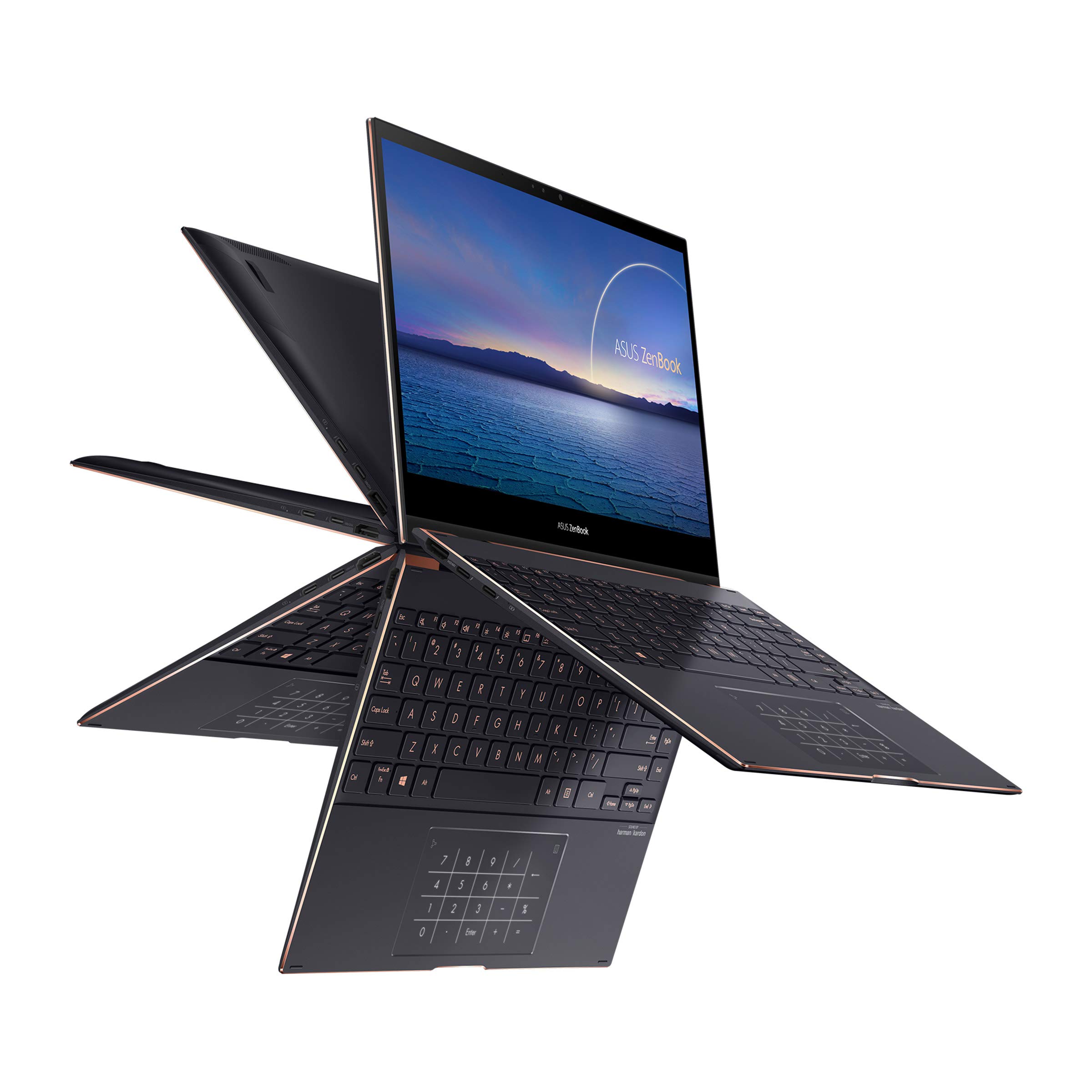 New ZenBook Flip S Ultra Slim Laptop UX371EA-XH77T 13.3 inches 4K OLED Touch Display 11TH Gen i7-1165G7 Iris Xe Thunderbolt 4 Windows Hello Active Pen, Best Notebooks Stylus Pen (2TB SSD|16GB Ram|10 Pro), 13-13.99 inches