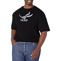 Disney Big & Tall The Nightmare Before Christmas Zero Face Men's Tops Short Sleeve Tee Shirt