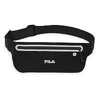 FILA Accessories Waist Pack - Running Belt Fanny Pack | Dash Adjustable Sports Pouch Phone Holder for Women & Men | Running, Walking, Cycling, Exercise & Fitness