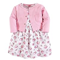 Luvable Friends baby-girls Dress and Cardigan