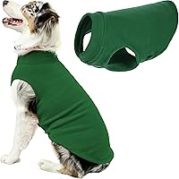 Gooby Stretch Fleece Vest Dog Sweater - Forest Green, 3X-Large - Warm Pullover Fleece Dog Jacket - Winter Dog Clothes for Small Dogs Boy - Dog Sweaters for Small Dogs to Dog Sweaters for Large Dogs