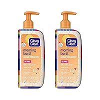 Morning Burst Oil-Free Facial Cleanser, Brightening Vitamin C & Ginseng, Daily Face Wash, Hypoallergenic, Special Care with Pride Packaging, Value Two Pack, 8 Fl. Oz
