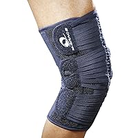 41 Vega Plus Patella Stabilizer Knee Brace with Hinges, Knee Strap, Knee Band, Support for post Rehab and Prevention, 100% Cotton, Comfortable, For Men and Women, Blue, XX-Large