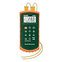 421502 Type J/K Dual Input Thermometer with Alarm