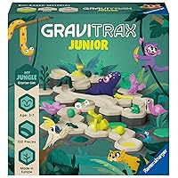 Ravensburger GraviTrax Junior Starter-Set: My Jungle - Creative Preschool Marble Run Construction Toy and Maze Builder for Kids Age 3 and Up