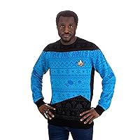 Blue Christmas Star Trek Sweater