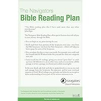 The Navigators Bible Reading Plan 25-pack (Discipleship Journal Studies) The Navigators Bible Reading Plan 25-pack (Discipleship Journal Studies) Pamphlet