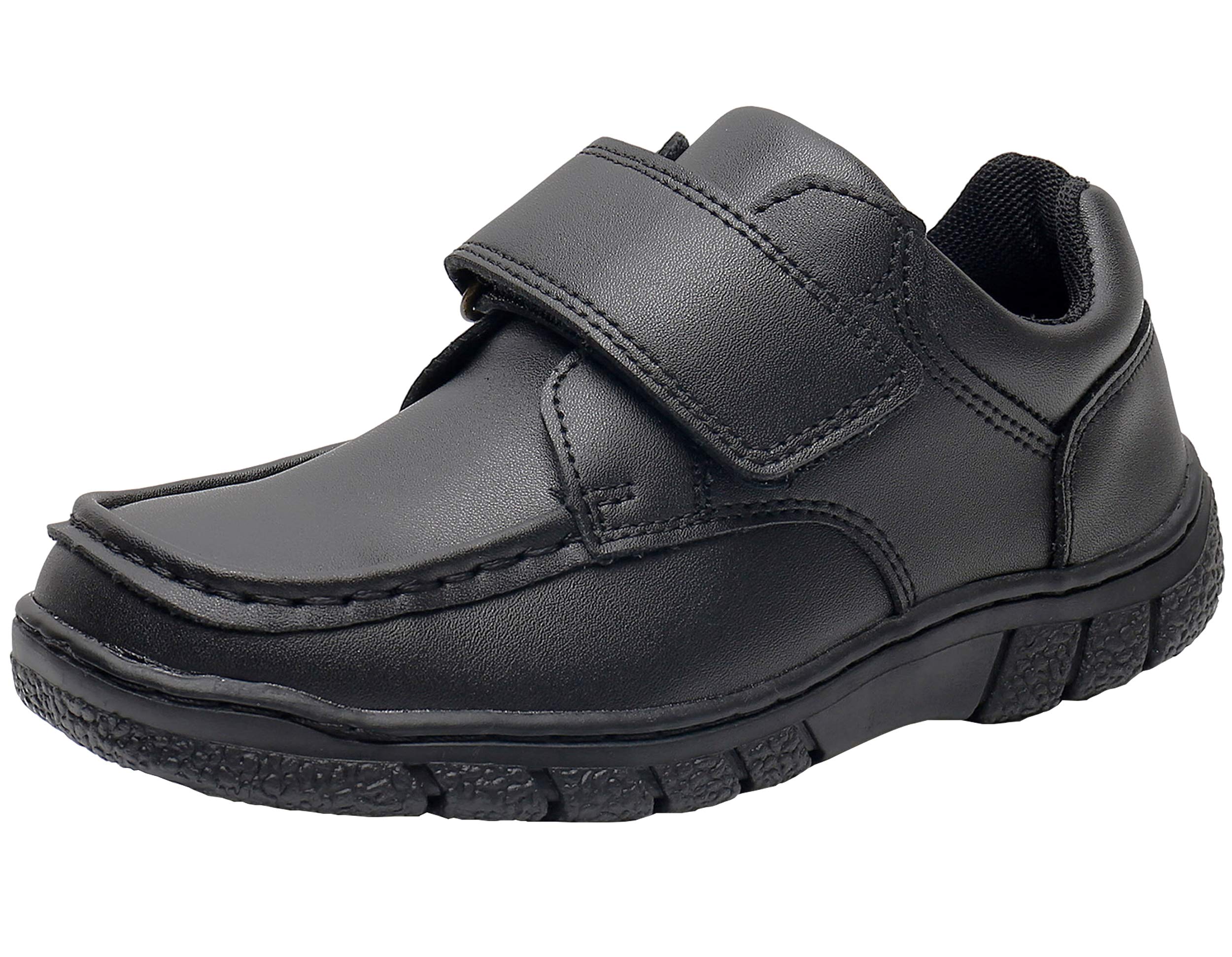 Ahannie Boys Soft School Uniform Shoes, Kids Comfort Oxford Dress Shoe(Toddler/Little Kid/Big Kid)