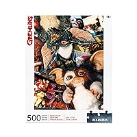 AQUARIUS Gremlins Puzzle (500 Piece Jigsaw Puzzle) - Glare Free - Precision Fit - Officially Licensed Gremlins Merchandise & Collectibles - 14 x 19 Inches