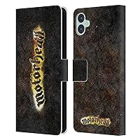 Head Case Designs Officially Licensed Motorhead Logo Key Art Leather Book Wallet Case Cover Compatible with Samsung Galaxy M04 5G / Galaxy A04e