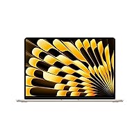 MacBook Air 15-in with M2 8-core CPU 10-core GPU, 256GB MQKU3LL/A - Starlight (Summer 23)