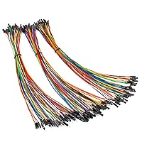Chanzon 120pcs 30cm long Header Jumper Wire Dupont Cable Line Connector Assorted Kit (Male Female M-M M-F F-F) Solderless Multicolor for Arduino Raspberry pi Electronic Breadboard Protoboard PCB Board