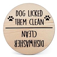 Funny Kitchen Gadgets Clean and Dirty Sign for Dishwasher, Apartment Essentials for First Apartment Must Haves, Funny Clean Dirty Magnet for Dishwasher Clean Dirty Sign, Gadgets for Home, Dog