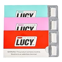 Lucy Nicotine Gum 4mg, 300 Count [Bundle], Nicotine Alternative - High Purity, Take On-The-Go, Delivers Pure 4 mg Nicotine | Contains Pomegranate, Cinnamon, and Wintergreen Flavors
