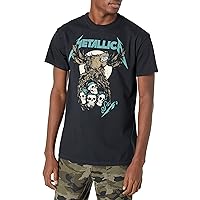Metallica Unisex-Adult Standard Official S&m2 Moose Skull T-Shirt