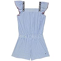 Adaptive girls Tommy Hilfiger Girls' Adaptive Romper With Elastic WaistRompers