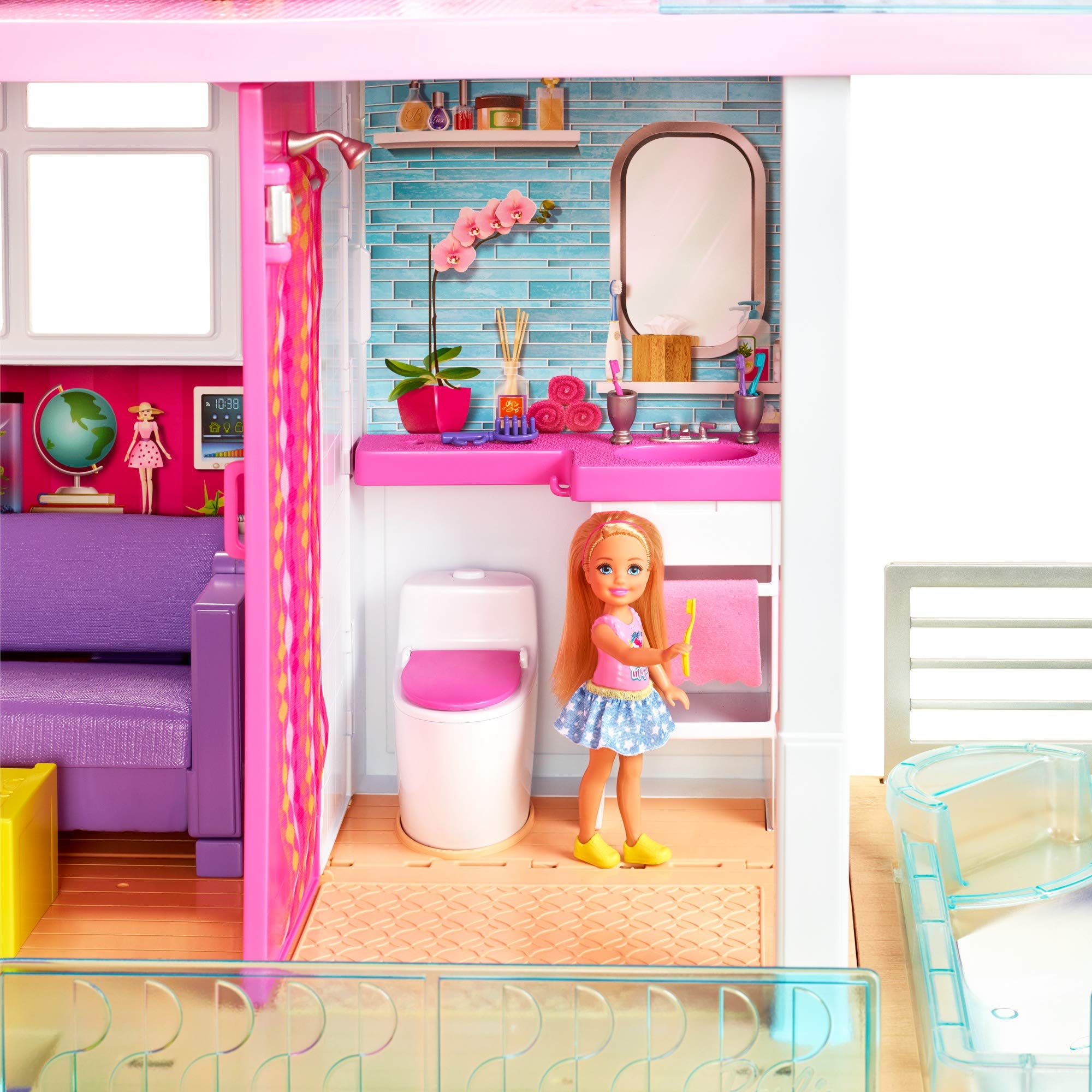 Barbie Dreamhouse Dollhouse with Pool, Slide and Elevator