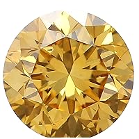 Natural Loose Diamond Round Yellow Color VS1 Clarity 3.30MM 0.15 Ct S43