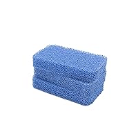 Sinkology SSCRUB-101-6 Breeze Non-Scratch and Odor Resistant Silicone Scrubber Package of 6 Sponges, Blue, 6 Piece