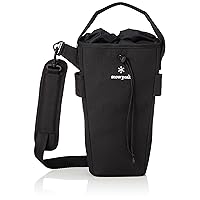 Snow Peak's Stake Shoulder Bag, UG-450, Polyester, PVC, Nylon, EVA, for Carrying Solid Stakes, Camping Product, Designed in Japan, Lifetime Product Guarantee, One Size, Black