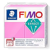 STAEDTLER FIMO Effect neon 8010-201 Modelling Clay, neon Fuschia