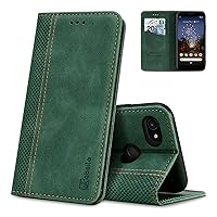 for Google Pixel 3A XL Case Luxury PU Leather Flip Case for Google Pixel 3A XL Flip Folio Wallet Phone Cover with Card Holder Magnetic Closure Kickstand Shockproof Shell 6.0