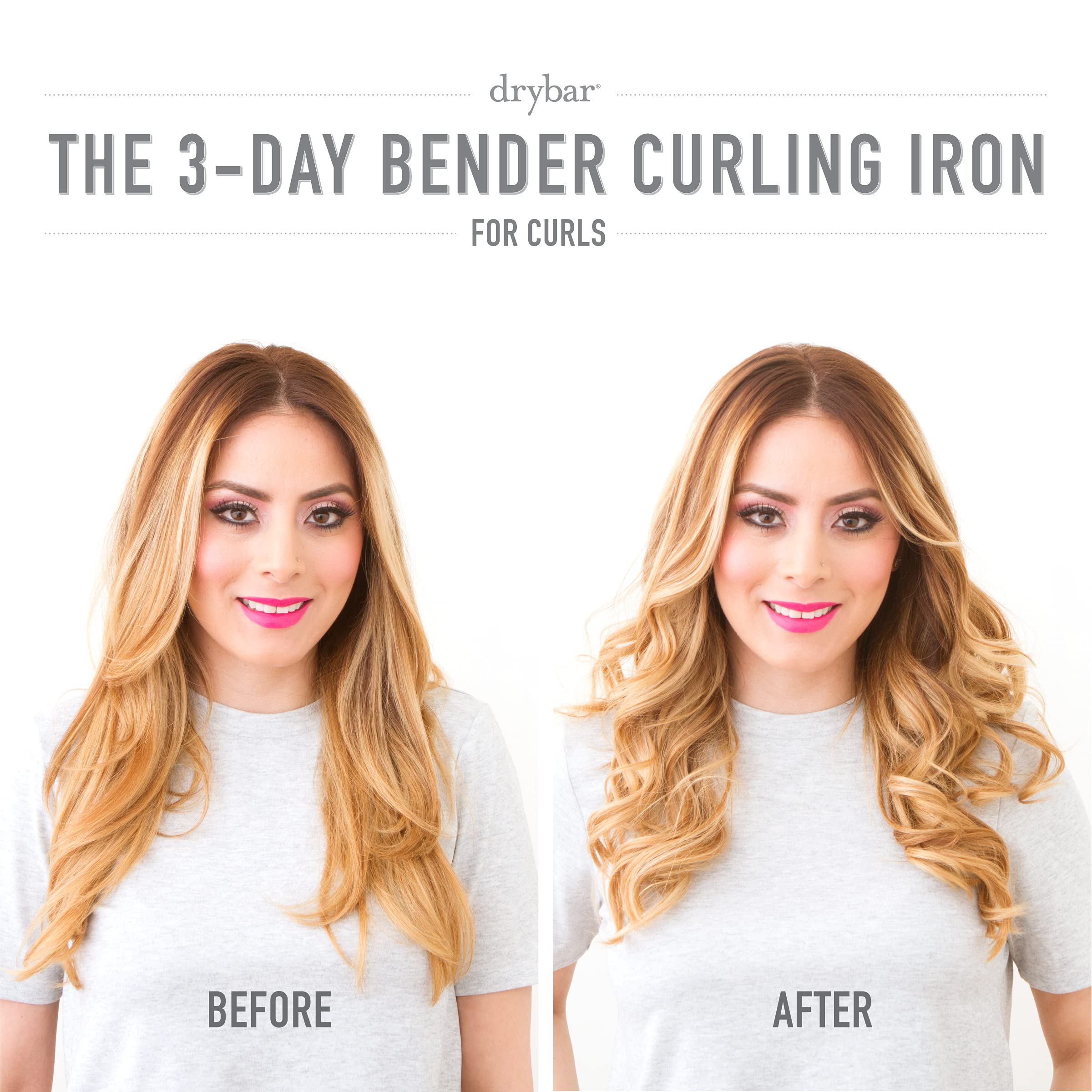 Drybar The 3 Day Bender Rotating Curling Iron | For Perfect Curls or Waves (1 in)