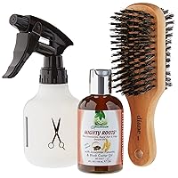 Fountain Mighty Roots - Stimulate Hair Follicles - Slow Hair Growth Remedy - Boar Brush - Satin Cap - Spray Bottle