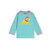 Organic Cotton Applique Baby Infant Toddler Long Sleeve Top - Girl Boy Tee Shirt Blouse (0-4 Years)