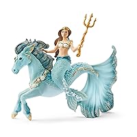 Schleich bayala, Mermaid and Unicorn Toys for Girls and Boys, Mermaid Eyela Figure with Underwater Unicorn