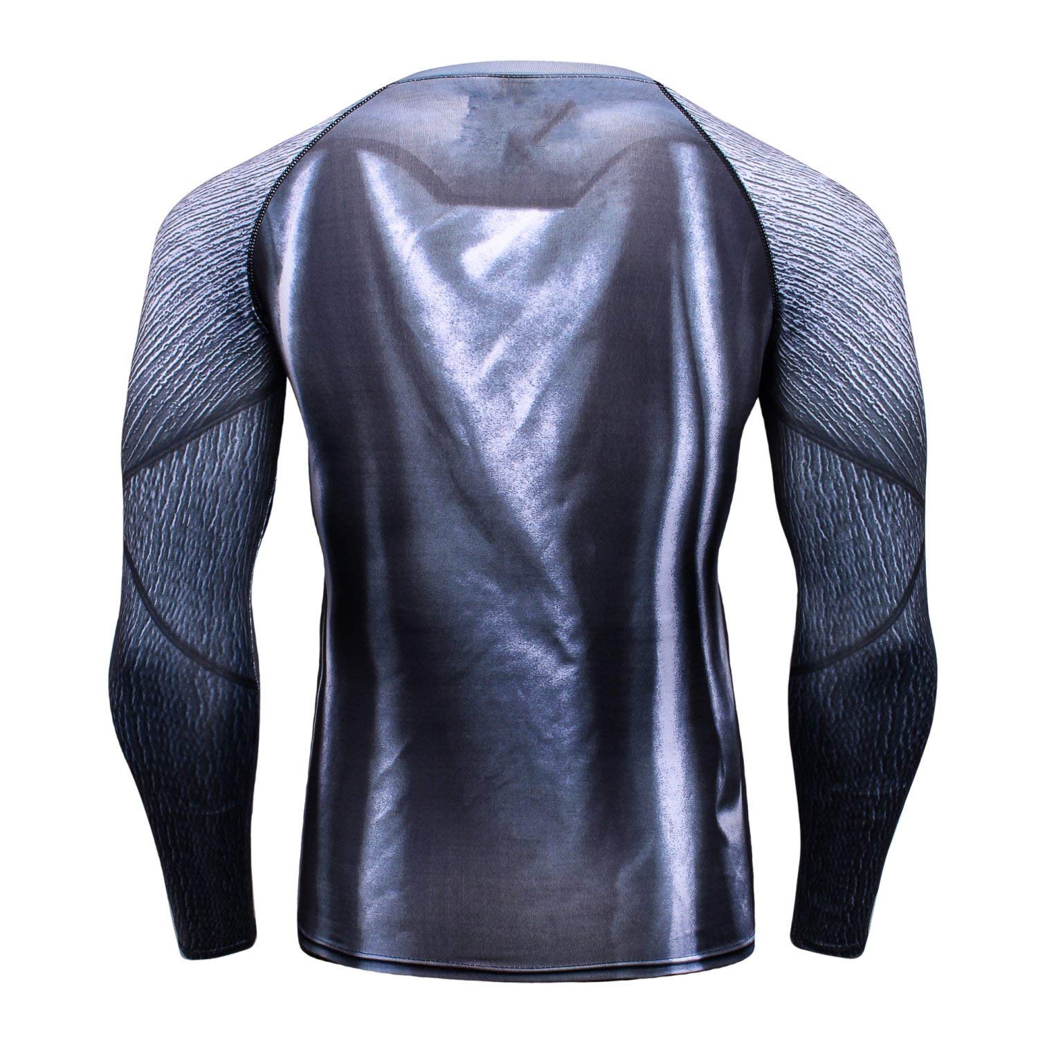 Red Plume Men's Sports Shirt Cool Party/Gift Running Cosplay Costumes Fitness Long Sleeve Tee Dry Quickly Gym t-Shirts