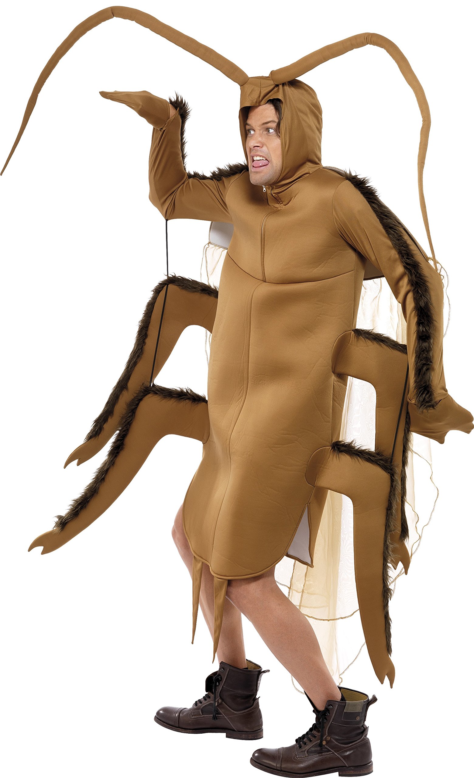 Smiffy's Men's Cockroach Costume Bodysuit with Sleeves
