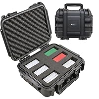 CASEMATIX Waterproof Trading Card Case for 1000+ Cards - Hard Shell Trading Card Box with Customizable Foam Compatible with Magic The Gathering, Cards Against Humanity, PSA Sports Cards & More