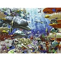 Ravensburger Oceanic Wonders 3000 Piece Jigsaw Puzzle for Adults - 17027 - Handcrafted Tooling, Durable Blueboard, Every Piece Fits Together Perfectly, Multicolor, 48 x 32 in.