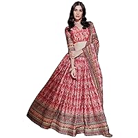 Ready to Wear Indian Pakistani Style Lehenga Choli Silk Fabric Wear Women's Stitched Lengha