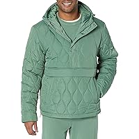 Amazon Essentials Men's Recycled Polyester Anorak Puffer