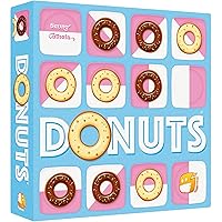 Donuts - The Tasty & Tactical Clash for 2 Players, Placement Board Game, Abstract Adult & Family Game, Ages 8+, 10-15 Min