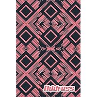 Address.: Address Book. (Vol. B34) Vintage Design. Glossy Cover,Contract Large Print, Font, 6