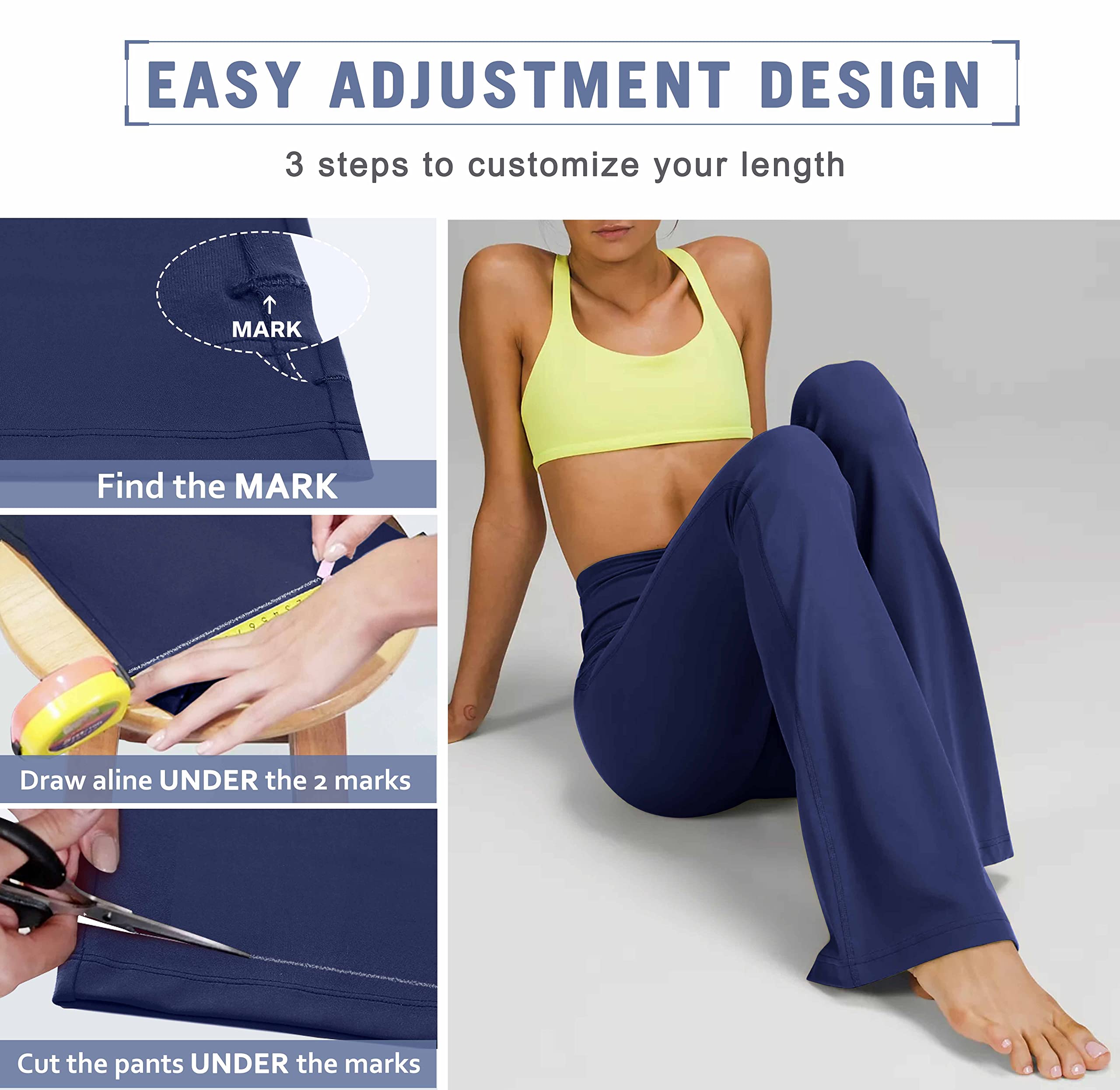 Ewedoos Bootcut Yoga Pants for Women High Waisted Yoga Pants
