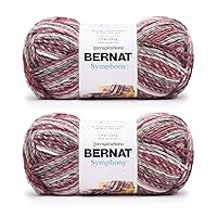 Bernat Maker Home Dec Woodberry Yarn - 2 Pack of 250g/8.8oz - Cotton - 5  Bulky - 317 Yards - Knitting/Crochet