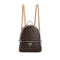 GUESS Women's Manhattan Large Backpack, Brown, One Size