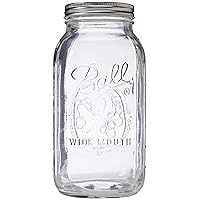 64 ounce Jar, Wide Mouth, Set of 2