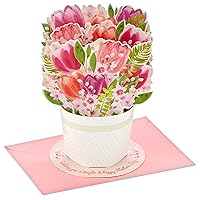 Hallmark Paper Wonder Pop Up Mothers Day Card (Bouquet of Tulips)