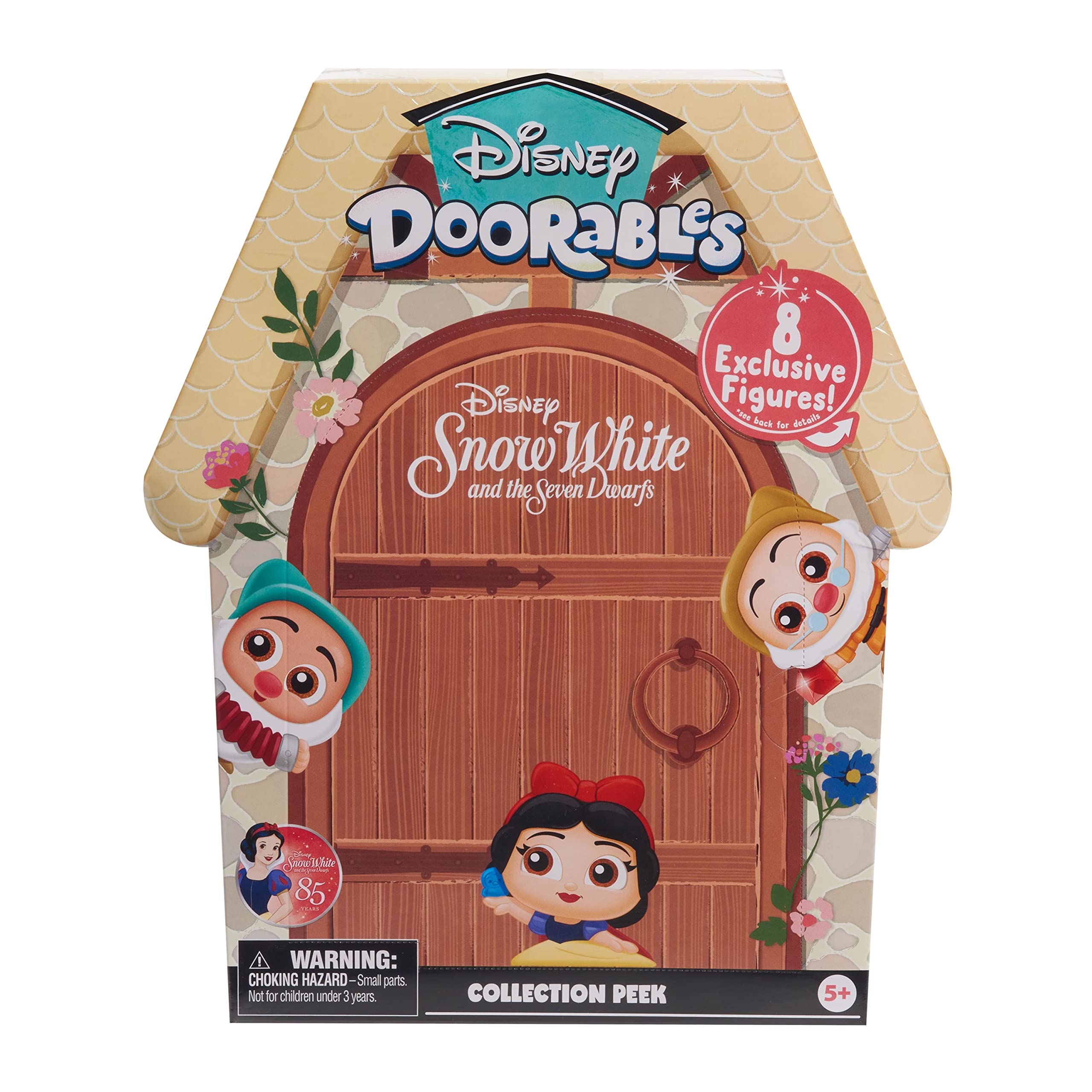 Disney Doorables Snow White Collection Peek, Officially Licensed Kids Toys for Ages 5 Up, Gifts and Presents by Just Play