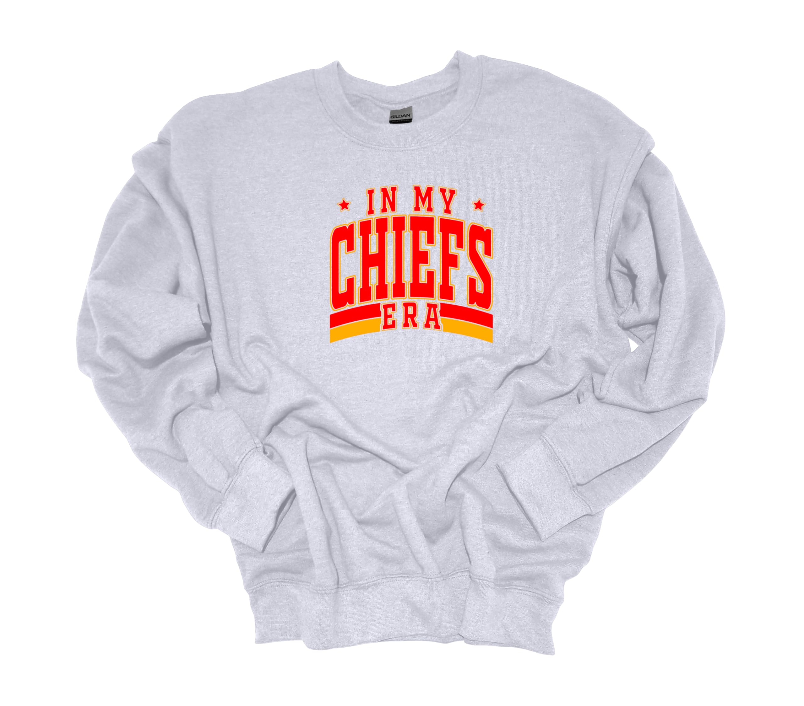 Trenz Shirt Company Womens Funny Swift Sweatshirt In My Chiefs Era Football Kelce Cozy Crewneck Sweatshirt