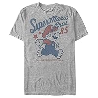 Nintendo Men's Super Mario Running Profile 1985 T-Shirt